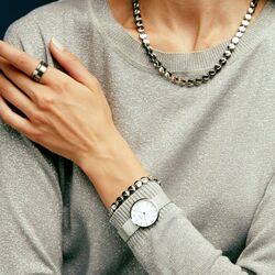 Boccia Titanium glanzend collier 05031-04