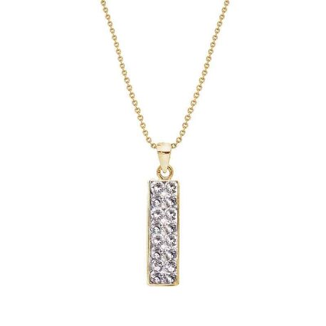 Spark vergulde Glow necklace crystal