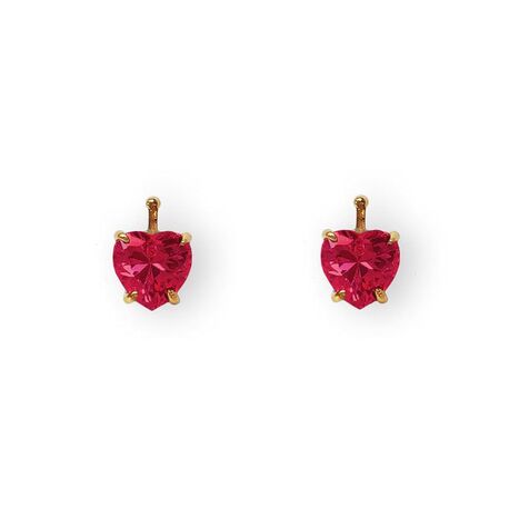Heide Heinzendorff hart aanhangers rood 