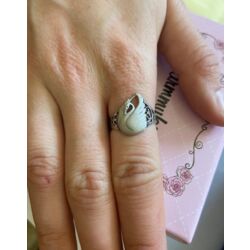 GL zilveren ring met zwaan
