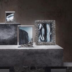 Giovanni Raspini zilveren fotolijst anemone met parels