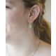 Julie Sandlau vergulde Primula oorhangers groen