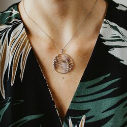 Zilver sieradenset palmbladeren van Julie Julsen