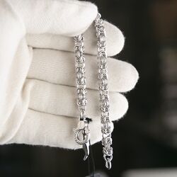 Zilver armband koningsschakel 20cm van Raspini