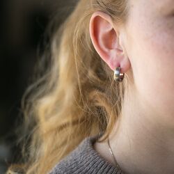 Boccia bicolor oorringen 0539-12