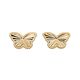 Elements Gold vlinder 9 karaats gouden oorstekers GE2349