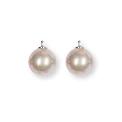 Heide Heinzendorff parelaanhangers licht roze E51