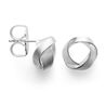 Bastian Inverun knoop oorstekers zilver mat 38681