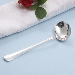 Zilveren paplepel Hollands Glad direct graveerbaar