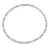 Boccia Titanium rechthoekige schakel collier 08043-01