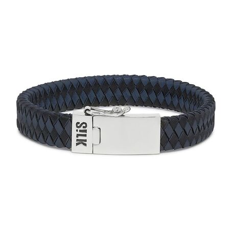 Silk Alpha armband blauw zwart 841BBU