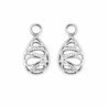 MY Menso creoli pendant drops zirkonia 12-1389