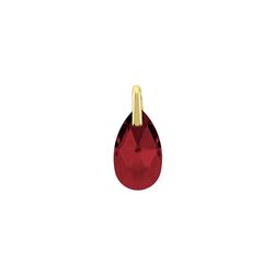 MY iMenso Pera hanger scarlet rood 16 mm verguld 12-21274