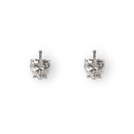 Heide Heinzendorff hartaanhangers E72 zirkonia zilver