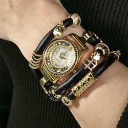 Christina zwart leren armband 70 cm