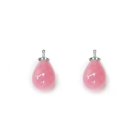 Heide Heinzendorff roze aanhangers E75 kleur 11 zilver