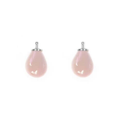 Heide Heinzendorff zacht roze aanhangers E75 kleur 12 zilver
