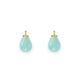 Heide Heinzendorff aanhangers baby blauw E75 kleur 35 verguld