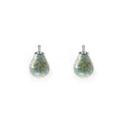 Heide Heinzendorff turquoise matrix aanhangers E75 kleur 49 zilver