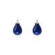 Heide Heinzendorff donker blauwe aanhangers E75 kleur 45 zilver