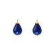 Heide Heinzendorff donker blauwe aanhangers E75 kleur 45 verguld