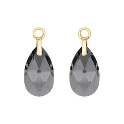MY iMenso Pera aanhangers 22 mm Silver Night zilver