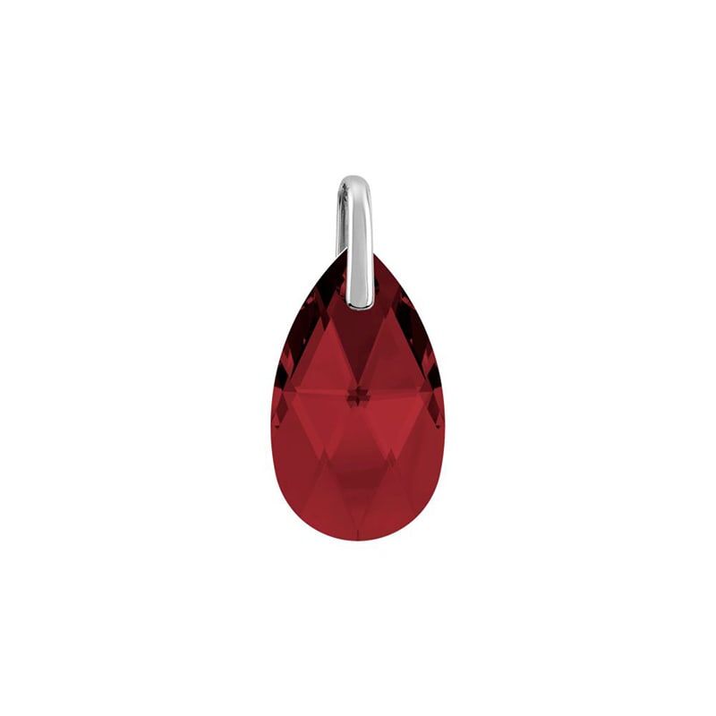 Pera hanger Scarlet rood - iMenso zilveren sieraden