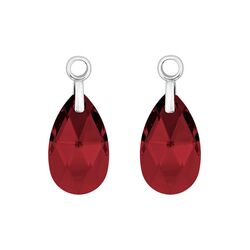 MY iMenso aanhangers 22 mm Scarlet rood Pera roséverguld