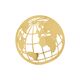 MY iMenso 33mm vergulde cover wereldbol 33-0727