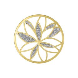 MY iMenso grande vergulde cover Glittery Lotus