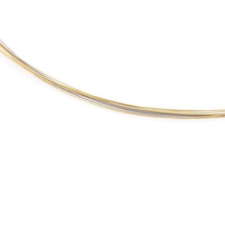 Boccia bicolor omega collier meerdere strengen 0859-03 42 en 45 cm
