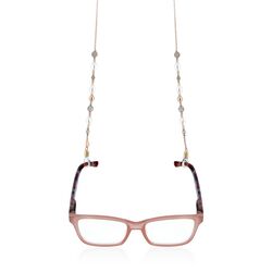 Lelune brillenkoord LGCG04 maansteen en pareltjes