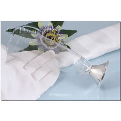 Flute op voet zilver