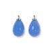 Heide Heinzendorff azur blauwe druppelaanhangers E53