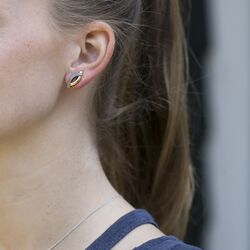 Oorbellen bicolor BOCCIA Titanium 0591-02