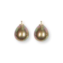 Heide Heinzendorff bronze parel aanhangers E10