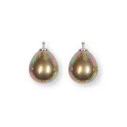 Heide Heinzendorff bronze parel aanhangers E10