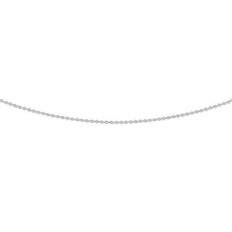Wtigouden anker schakel collier plat 0,8 mm