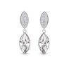 Spark zilveren Thalia oorbellen crystal