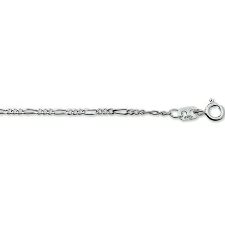 Zilveren ketting met figaro schakel 1,8 mm