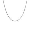 Zilveren ketting met bolle venetiaanse schakel 1,6 mm