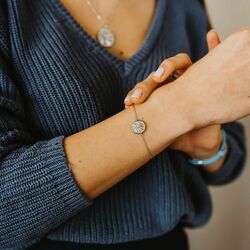 Julie Julsen Tree of Life armband parelmoer