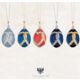 Tatiana Fabergé hanger licht blauw met ketting