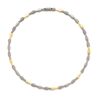 Boccia Titanium collier bicolor 08051-02 deels verguld