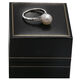 Witgouden ring met parel en oud slijpsel diamanten gemaakt rond 1920 Art Deco