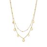 Excellent Jewelry gouden layering collier coins