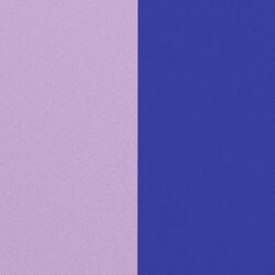 Les Georgettes Pastel Lilac en Royal Blue inlay 14mm