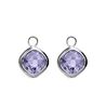 MY iMenso Quadrati Creoli aanhangers Light Purple 10 mm