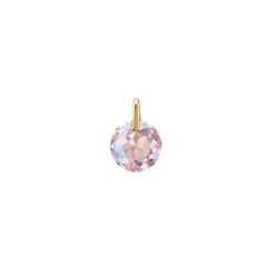 Creoli Tonda hangertje Light Rose Shimmer 10mm