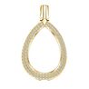 MY iMenso verguld Goccia medaillon Double 25-00571